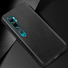 Soft Luxury Leather Snap On Case Cover Z02 for Xiaomi Mi Note 10 Black