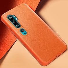 Soft Luxury Leather Snap On Case Cover Z02 for Xiaomi Mi Note 10 Orange