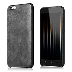 Soft Luxury Leather Snap On Case for Huawei Honor 4X Black