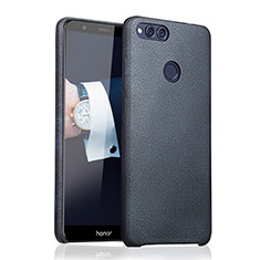 Soft Luxury Leather Snap On Case for Huawei Honor Play 7X Blue