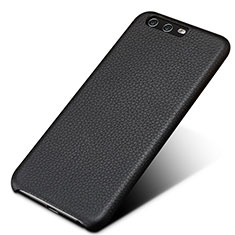 Soft Luxury Leather Snap On Case L01 for Huawei P10 Black