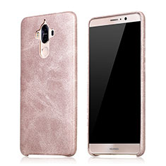 Soft Luxury Leather Snap On Case L02 for Huawei Mate 9 Gold