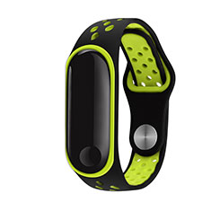 Soft Silicone Gel Bracelet Band Strap for Xiaomi Mi Band 3 Green