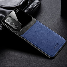 Soft Silicone Gel Leather Snap On Case Cover FL1 for Samsung Galaxy Note 20 5G Blue