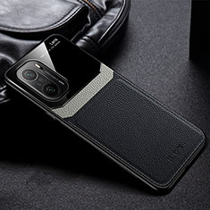 Soft Silicone Gel Leather Snap On Case Cover FL1 for Xiaomi Mi 11X 5G Black