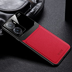 Soft Silicone Gel Leather Snap On Case Cover FL1 for Xiaomi Redmi A1 Red