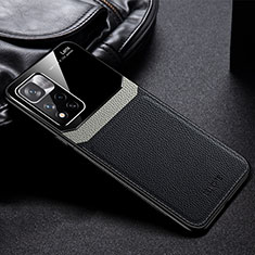 Soft Silicone Gel Leather Snap On Case Cover FL1 for Xiaomi Redmi Note 11 Pro+ Plus 5G Black