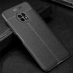 Soft Silicone Gel Leather Snap On Case Cover for Huawei Enjoy 20 Plus 5G Black