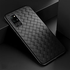 Soft Silicone Gel Leather Snap On Case Cover for Huawei Honor Play4 Pro 5G Black