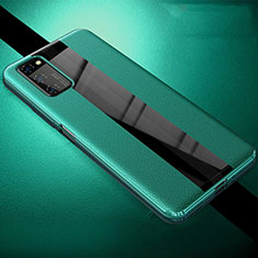 Soft Silicone Gel Leather Snap On Case Cover for Huawei Honor V30 5G Green