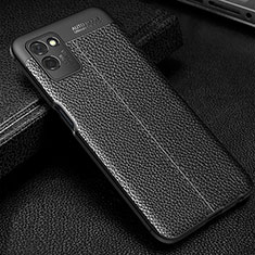 Soft Silicone Gel Leather Snap On Case Cover for Realme V11 5G Black