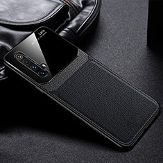 Soft Silicone Gel Leather Snap On Case Cover for Realme X50m 5G Black