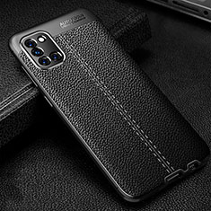 Soft Silicone Gel Leather Snap On Case Cover for Samsung Galaxy A31 Black