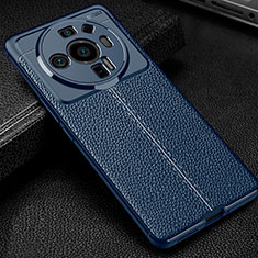 Soft Silicone Gel Leather Snap On Case Cover for Xiaomi Mi 12 Ultra 5G Blue