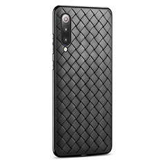 Soft Silicone Gel Leather Snap On Case Cover for Xiaomi Mi 9 SE Black