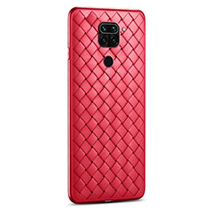 Soft Silicone Gel Leather Snap On Case Cover for Xiaomi Redmi 10X 4G Red