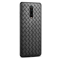Soft Silicone Gel Leather Snap On Case Cover for Xiaomi Redmi K20 Black