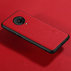 Soft Silicone Gel Leather Snap On Case Cover for Xiaomi Redmi K30 Pro Zoom Red