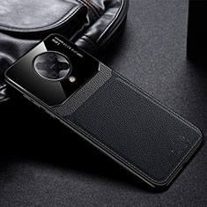 Soft Silicone Gel Leather Snap On Case Cover H01 for Xiaomi Redmi K30 Pro Zoom Black