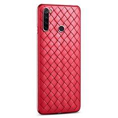 Soft Silicone Gel Leather Snap On Case Cover H02 for Xiaomi Redmi Note 8T Red