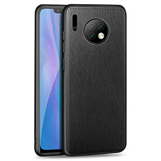 Soft Silicone Gel Leather Snap On Case Cover H03 for Huawei Mate 30 Pro 5G Black