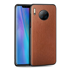 Soft Silicone Gel Leather Snap On Case Cover H03 for Huawei Mate 30 Pro 5G Orange