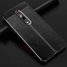 Soft Silicone Gel Leather Snap On Case Cover H03 for Xiaomi Redmi K20 Black