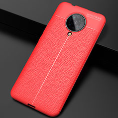 Soft Silicone Gel Leather Snap On Case Cover H03 for Xiaomi Redmi K30 Pro Zoom Red