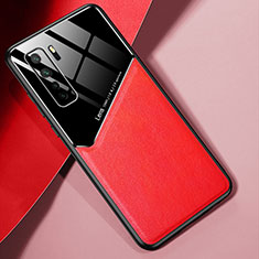 Soft Silicone Gel Leather Snap On Case Cover H04 for Huawei P40 Lite 5G Red