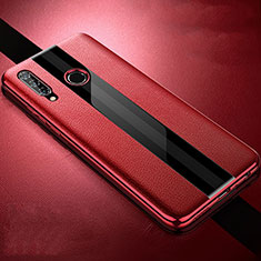 Soft Silicone Gel Leather Snap On Case Cover H05 for Huawei Honor 20E Red