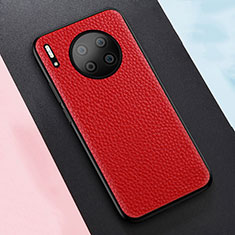 Soft Silicone Gel Leather Snap On Case Cover H05 for Huawei Mate 30 Pro Red