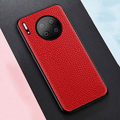 Soft Silicone Gel Leather Snap On Case Cover H05 for Huawei Mate 30E Pro 5G Red