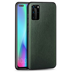 Soft Silicone Gel Leather Snap On Case Cover S01 for Huawei P40 Pro Green