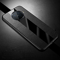 Soft Silicone Gel Leather Snap On Case Cover S01 for Oppo Ace2 Black