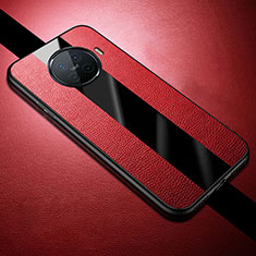 Soft Silicone Gel Leather Snap On Case Cover S01 for Oppo Ace2 Red