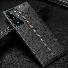 Soft Silicone Gel Leather Snap On Case Cover S01 for Samsung Galaxy Note 20 Ultra 5G Black