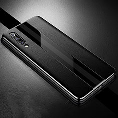 Soft Silicone Gel Leather Snap On Case Cover S01 for Xiaomi Mi 9 Pro 5G Black