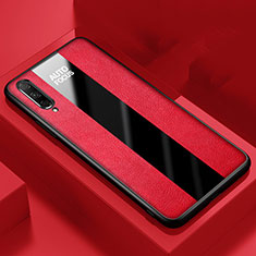 Soft Silicone Gel Leather Snap On Case Cover S05 for Huawei Honor 9X Pro Red