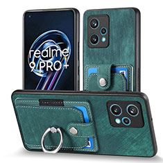 Soft Silicone Gel Leather Snap On Case Cover SD1 for Realme Narzo 50 Pro 5G Green