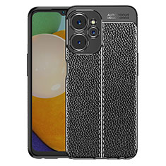 Soft Silicone Gel Leather Snap On Case Cover WL1 for Realme 10 5G Black