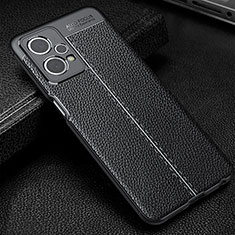 Soft Silicone Gel Leather Snap On Case Cover WL1 for Realme 9 5G Black