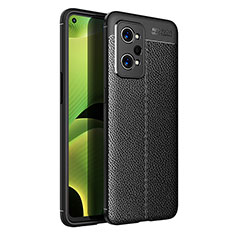 Soft Silicone Gel Leather Snap On Case Cover WL1 for Realme GT Neo2 5G Black