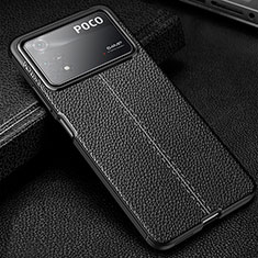 Soft Silicone Gel Leather Snap On Case Cover WL1 for Xiaomi Redmi Note 11E Pro 5G Black