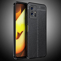 Soft Silicone Gel Leather Snap On Case Cover WL2 for Vivo iQOO Z6 5G Black