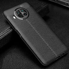 Soft Silicone Gel Leather Snap On Case Cover WL2 for Xiaomi Mi 10T Lite 5G Black