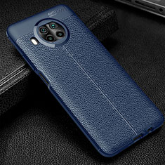 Soft Silicone Gel Leather Snap On Case Cover WL2 for Xiaomi Mi 10T Lite 5G Blue
