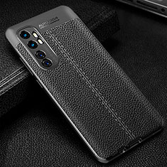 Soft Silicone Gel Leather Snap On Case Cover WL2 for Xiaomi Mi Note 10 Lite Black