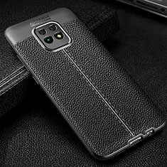 Soft Silicone Gel Leather Snap On Case Cover WL2 for Xiaomi Redmi 10X Pro 5G Black