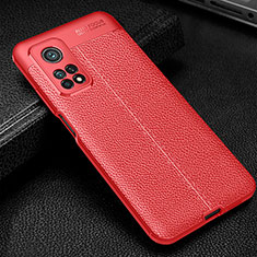 Soft Silicone Gel Leather Snap On Case Cover WL2 for Xiaomi Redmi K30S 5G Red