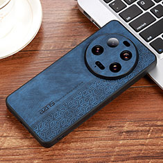 Soft Silicone Gel Leather Snap On Case Cover YZ1 for Xiaomi Mi 13 Ultra 5G Blue